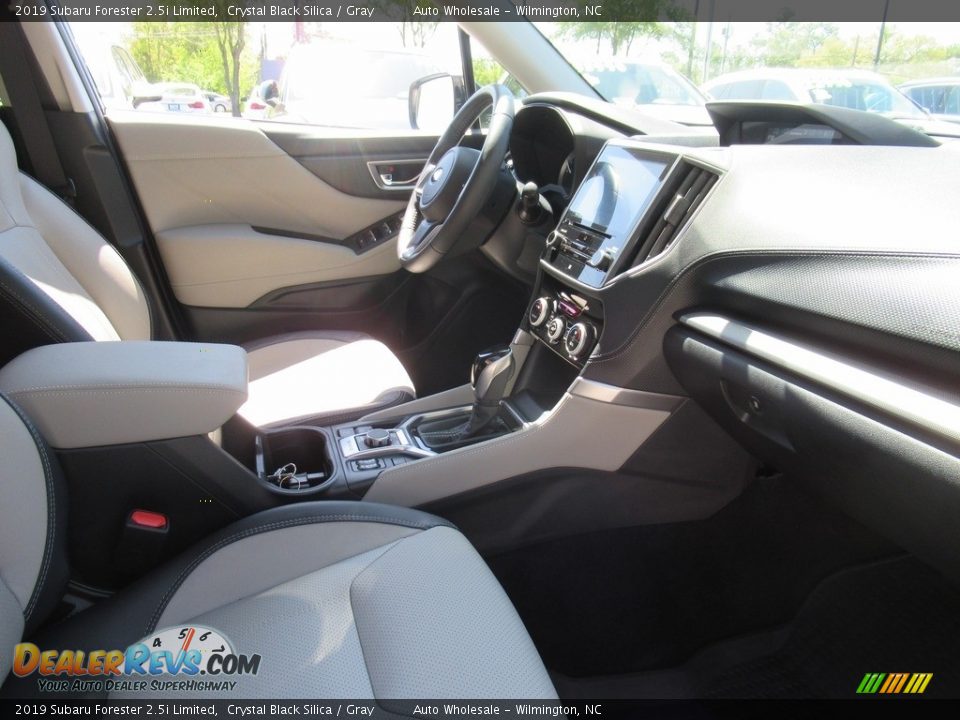 2019 Subaru Forester 2.5i Limited Crystal Black Silica / Gray Photo #12