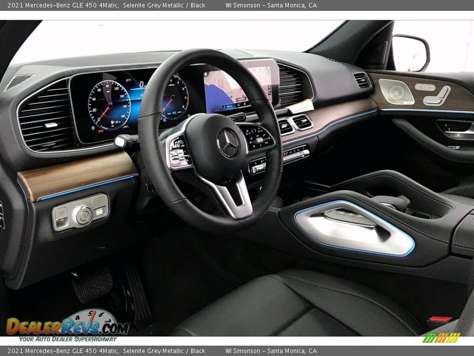 2021 Mercedes-Benz GLE 450 4Matic Selenite Grey Metallic / Black Photo #4