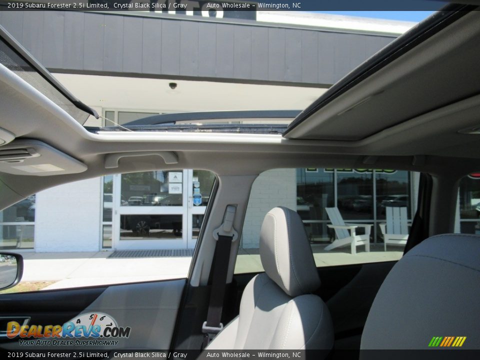 2019 Subaru Forester 2.5i Limited Crystal Black Silica / Gray Photo #14