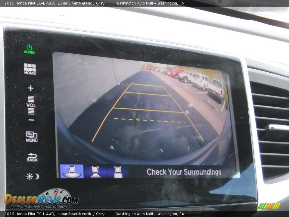 2016 Honda Pilot EX-L AWD Lunar Silver Metallic / Gray Photo #20