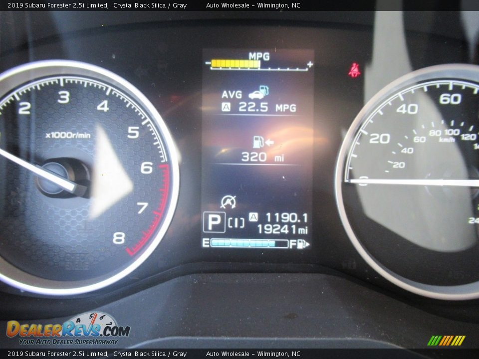 2019 Subaru Forester 2.5i Limited Crystal Black Silica / Gray Photo #16