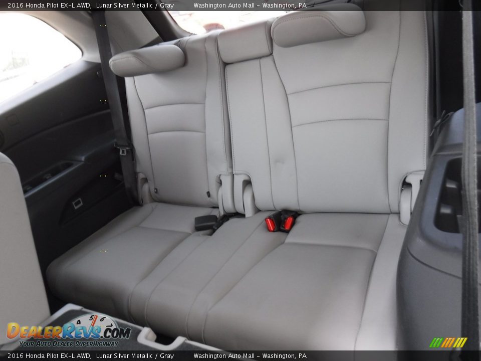 2016 Honda Pilot EX-L AWD Lunar Silver Metallic / Gray Photo #23