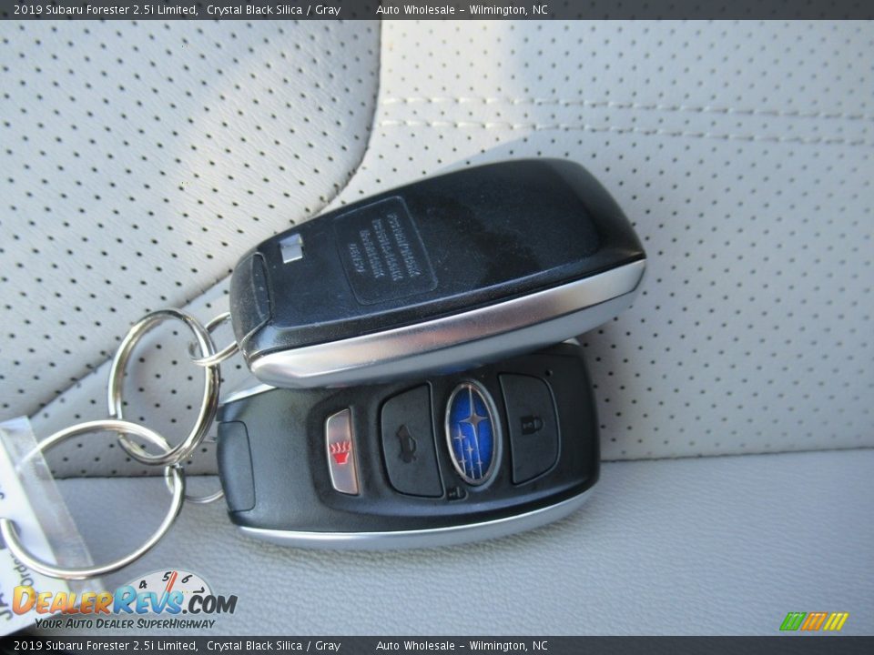 2019 Subaru Forester 2.5i Limited Crystal Black Silica / Gray Photo #20