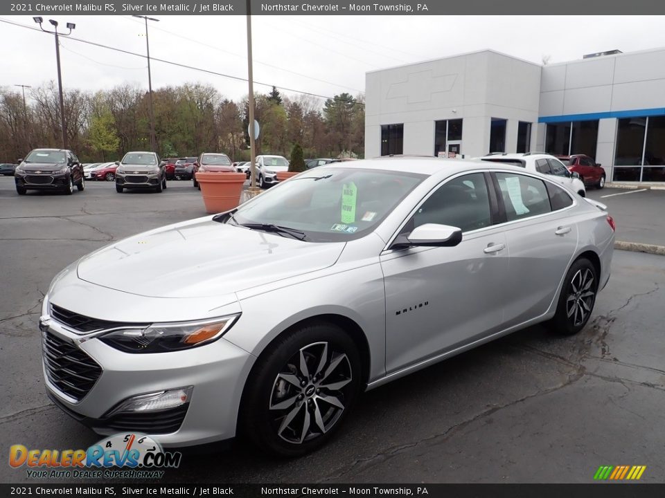 2021 Chevrolet Malibu RS Silver Ice Metallic / Jet Black Photo #1