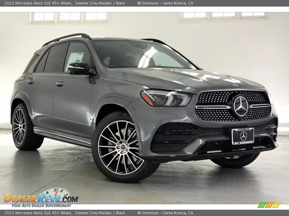 2021 Mercedes-Benz GLE 450 4Matic Selenite Grey Metallic / Black Photo #12