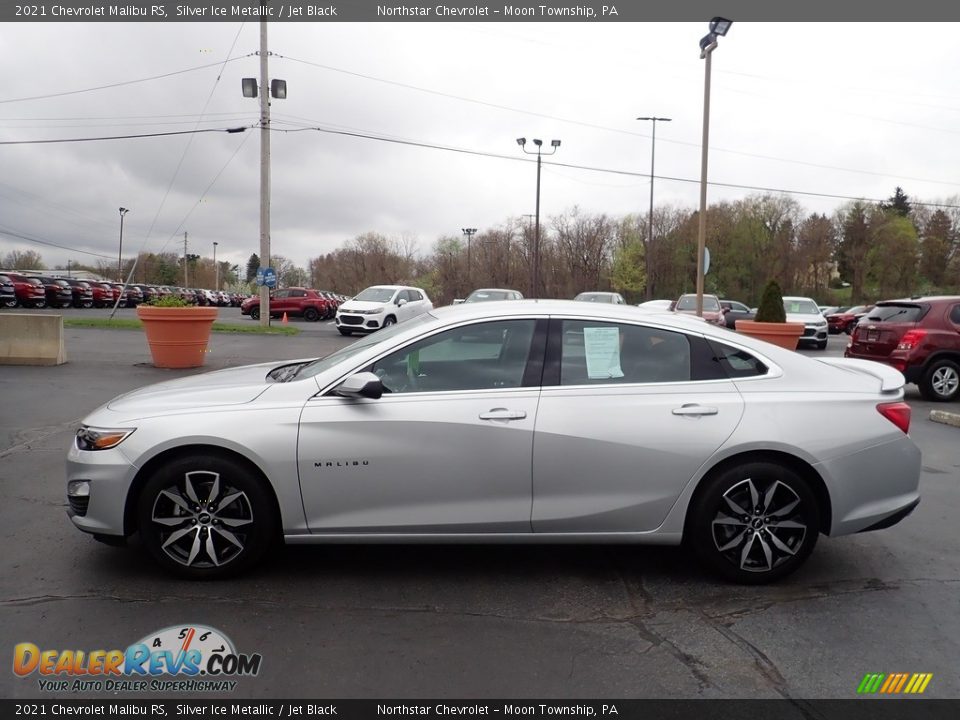 Silver Ice Metallic 2021 Chevrolet Malibu RS Photo #2