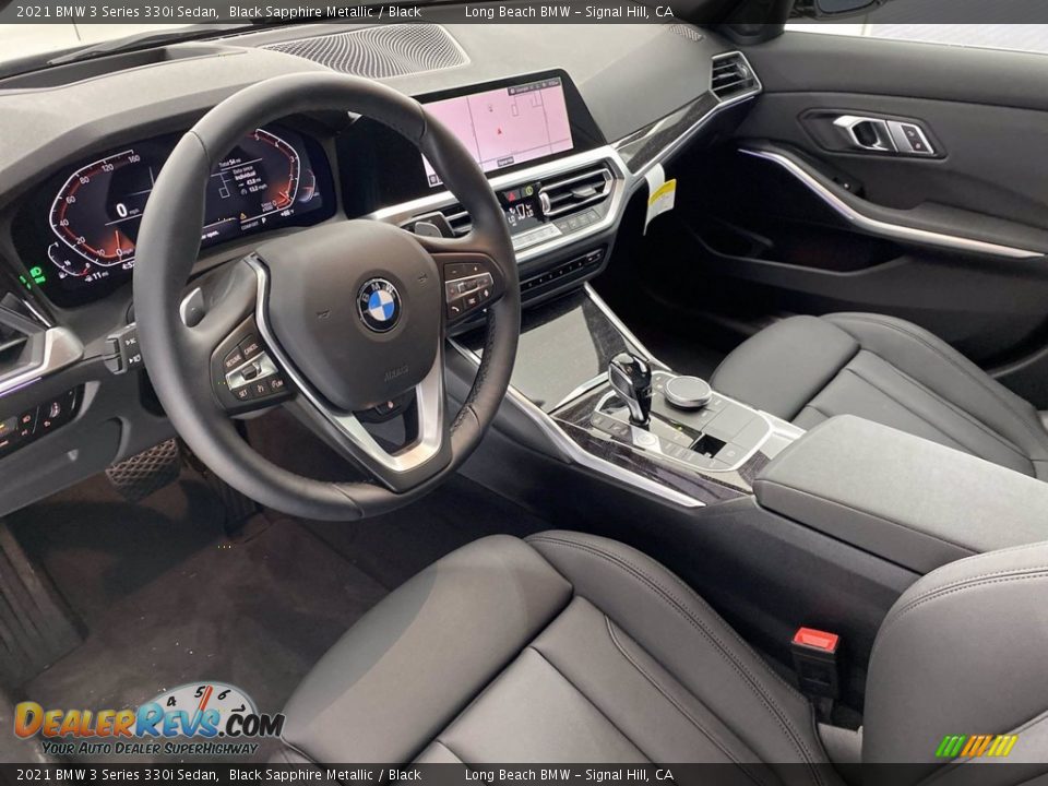2021 BMW 3 Series 330i Sedan Black Sapphire Metallic / Black Photo #12