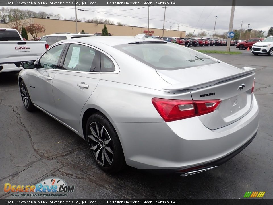 2021 Chevrolet Malibu RS Silver Ice Metallic / Jet Black Photo #3