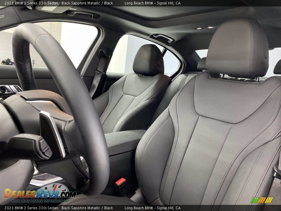 2021 BMW 3 Series 330i Sedan Black Sapphire Metallic / Black Photo #13