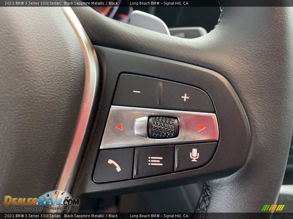 2021 BMW 3 Series 330i Sedan Black Sapphire Metallic / Black Photo #16