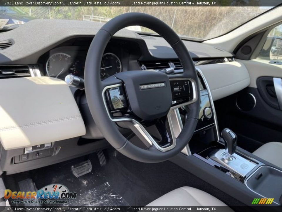 2021 Land Rover Discovery Sport S Santorini Black Metallic / Acorn Photo #24