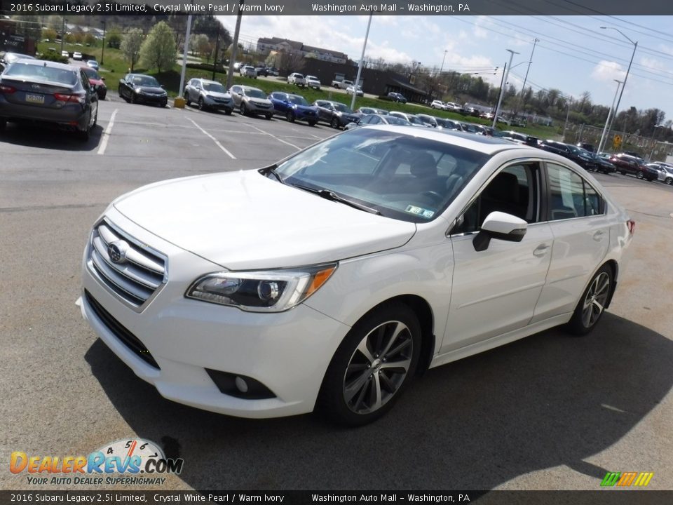 2016 Subaru Legacy 2.5i Limited Crystal White Pearl / Warm Ivory Photo #6