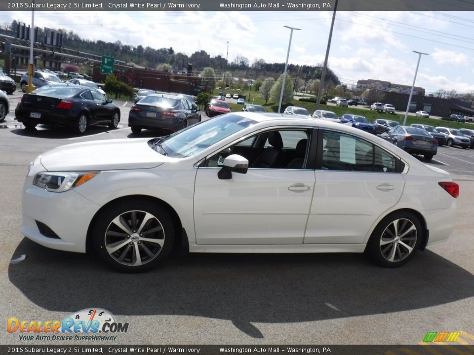 2016 Subaru Legacy 2.5i Limited Crystal White Pearl / Warm Ivory Photo #7