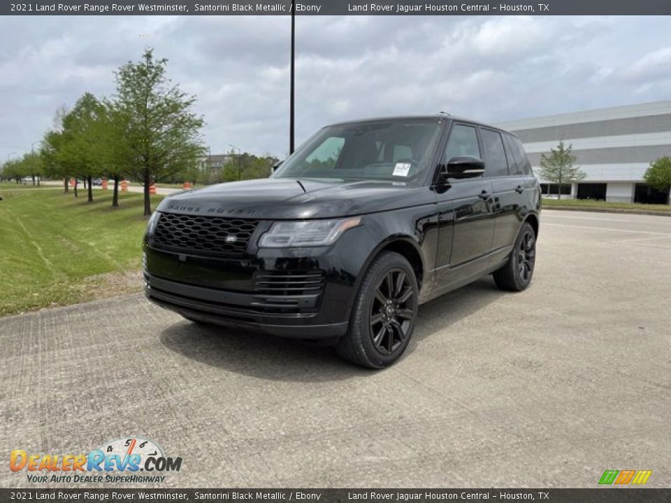 2021 Land Rover Range Rover Westminster Santorini Black Metallic / Ebony Photo #1