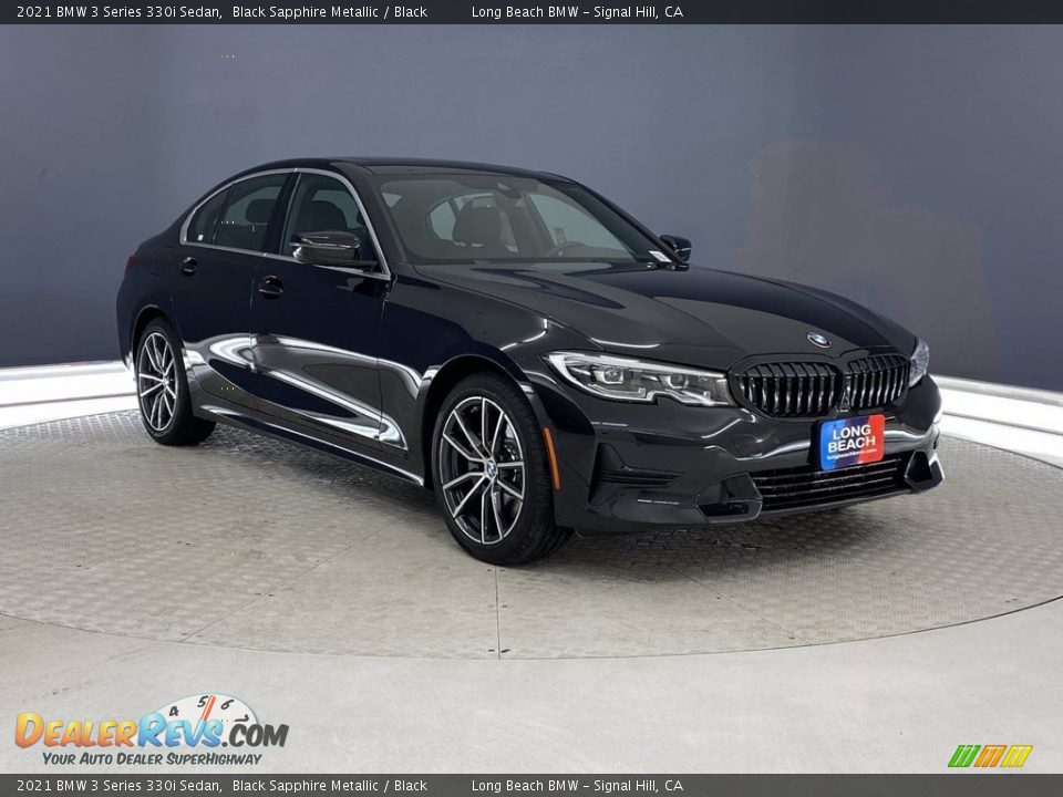 2021 BMW 3 Series 330i Sedan Black Sapphire Metallic / Black Photo #27