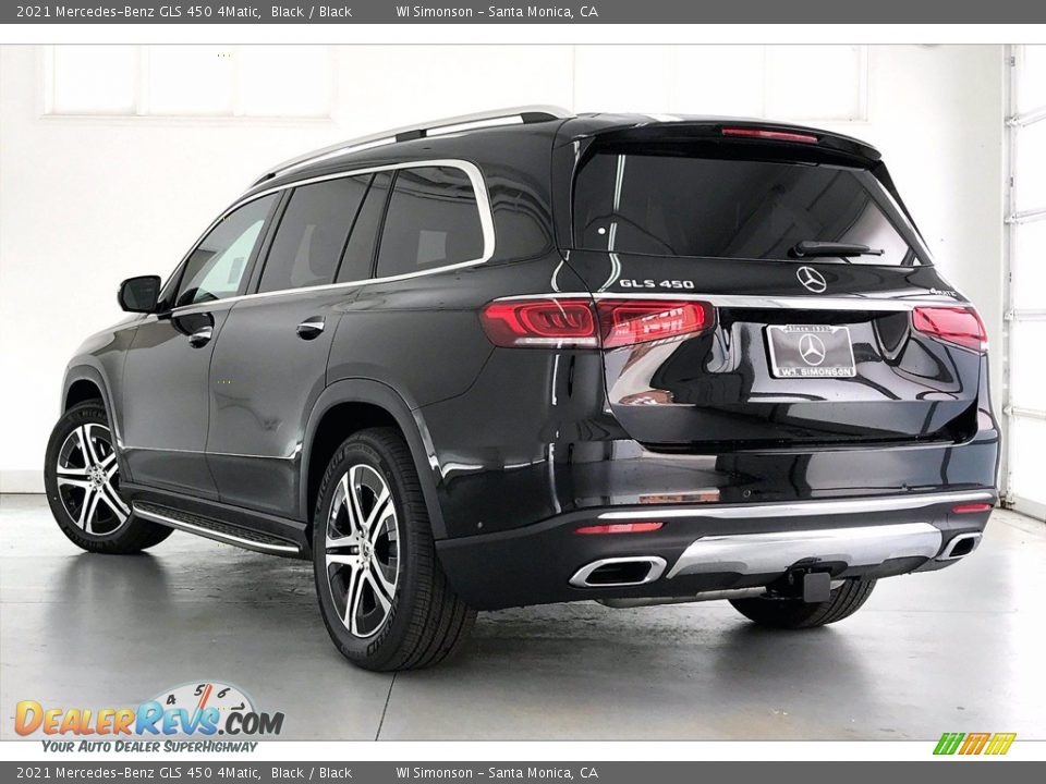 2021 Mercedes-Benz GLS 450 4Matic Black / Black Photo #2