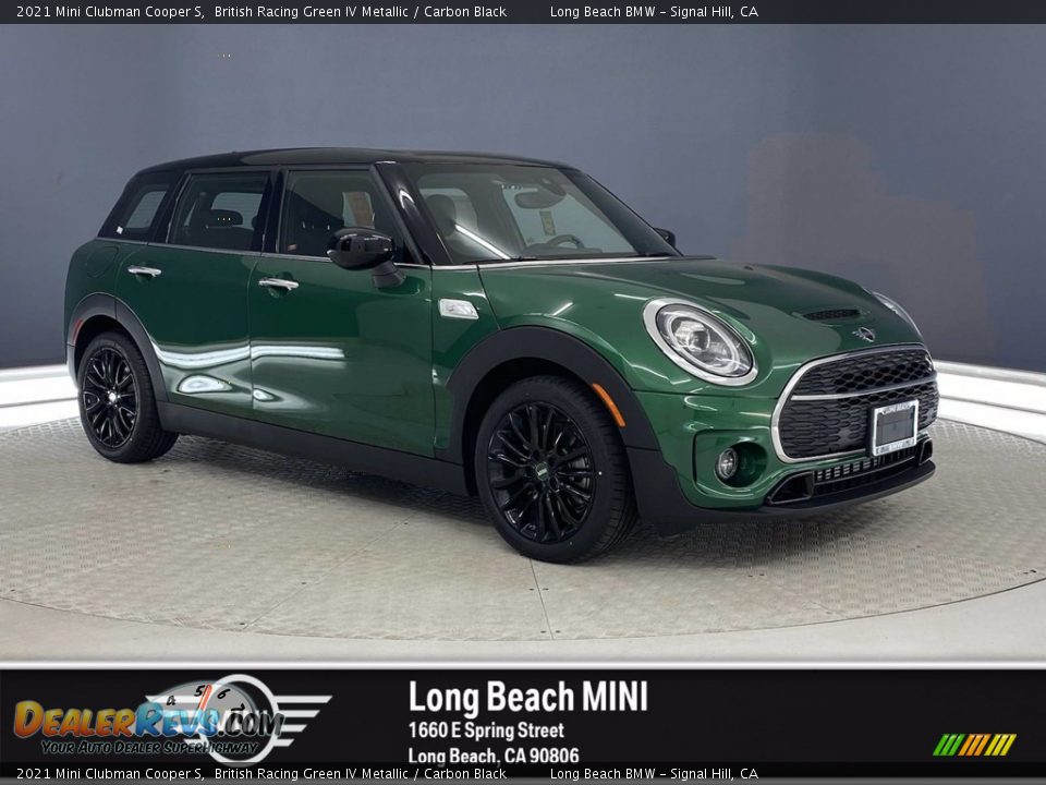 2021 Mini Clubman Cooper S British Racing Green IV Metallic / Carbon Black Photo #1