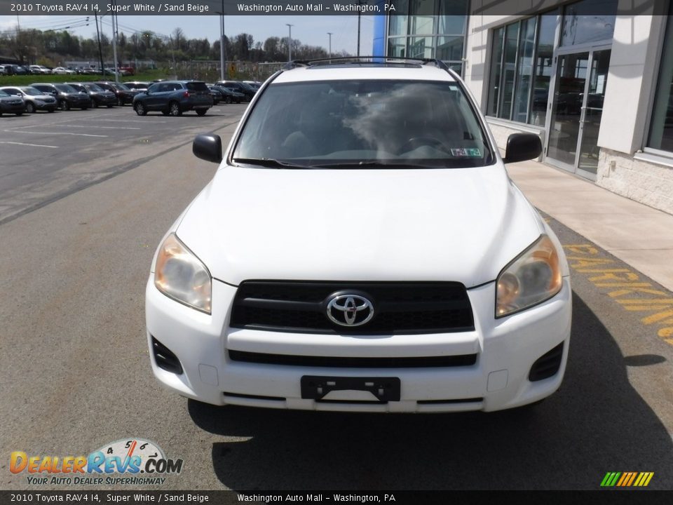 2010 Toyota RAV4 I4 Super White / Sand Beige Photo #4