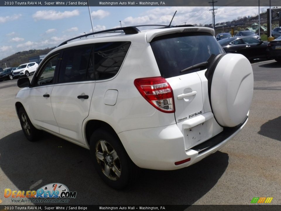 2010 Toyota RAV4 I4 Super White / Sand Beige Photo #6