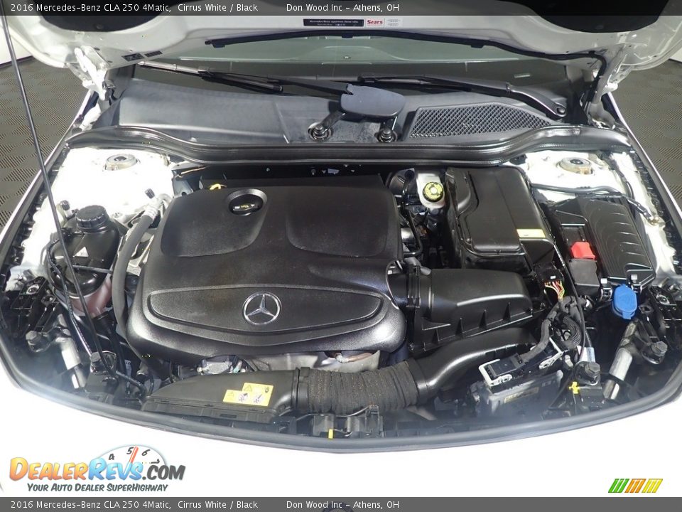 2016 Mercedes-Benz CLA 250 4Matic Cirrus White / Black Photo #9