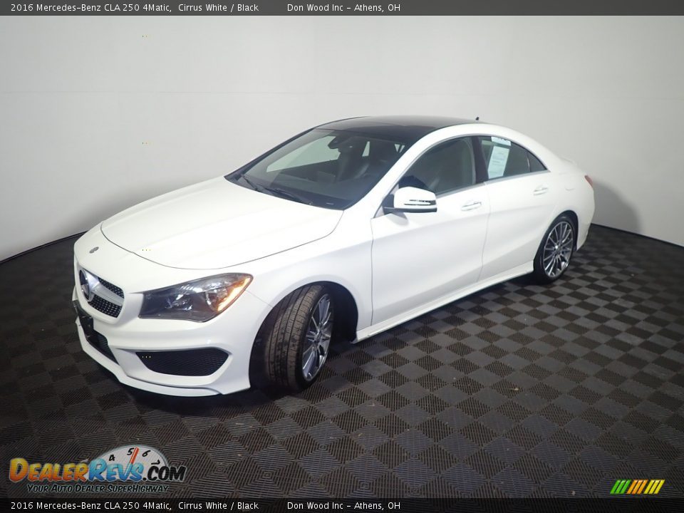 2016 Mercedes-Benz CLA 250 4Matic Cirrus White / Black Photo #11