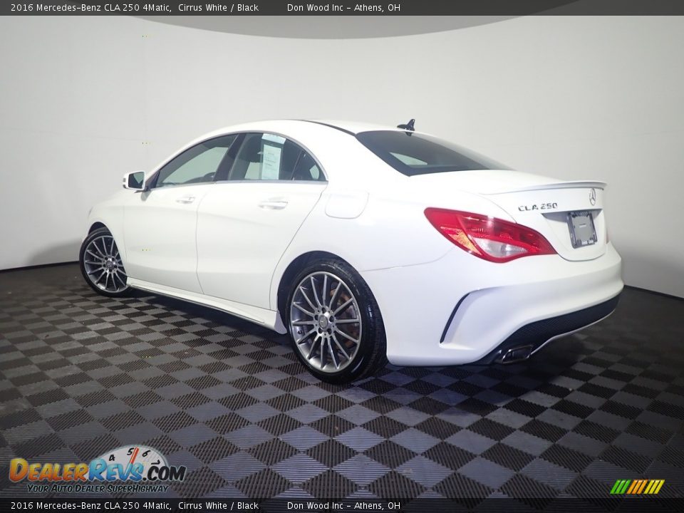 2016 Mercedes-Benz CLA 250 4Matic Cirrus White / Black Photo #13