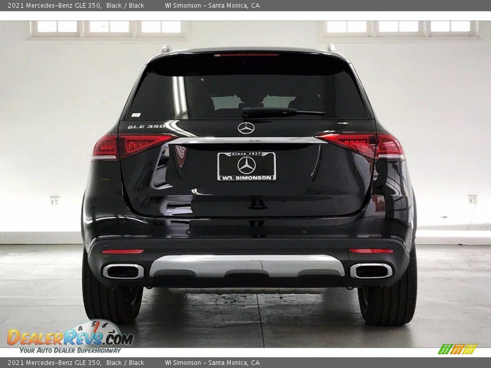 2021 Mercedes-Benz GLE 350 Black / Black Photo #3