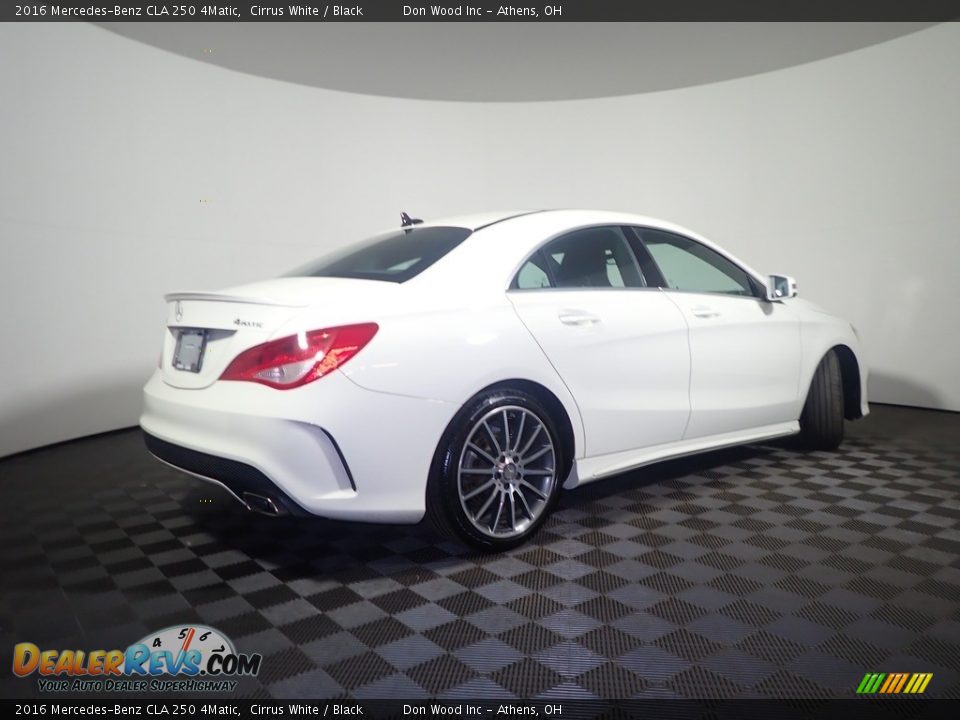 2016 Mercedes-Benz CLA 250 4Matic Cirrus White / Black Photo #18