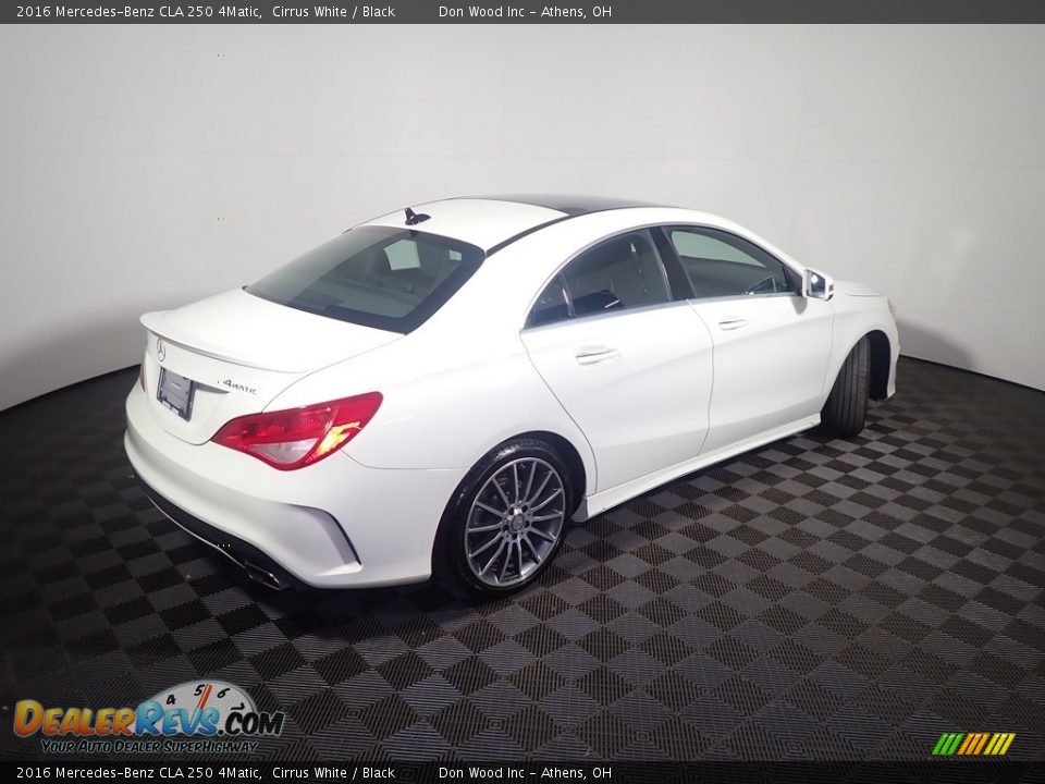 2016 Mercedes-Benz CLA 250 4Matic Cirrus White / Black Photo #19