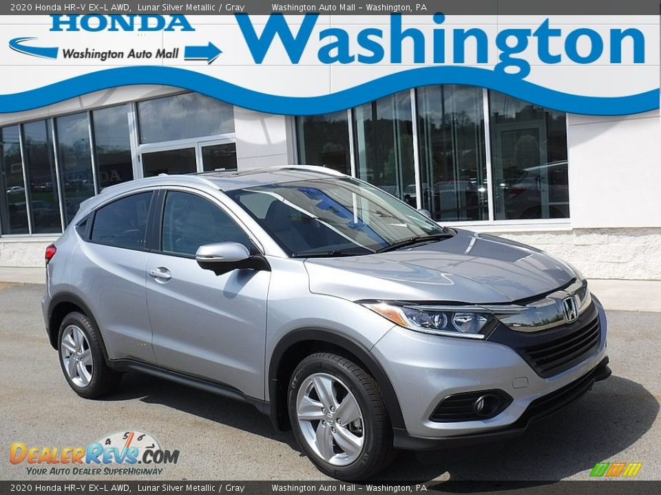 2020 Honda HR-V EX-L AWD Lunar Silver Metallic / Gray Photo #1