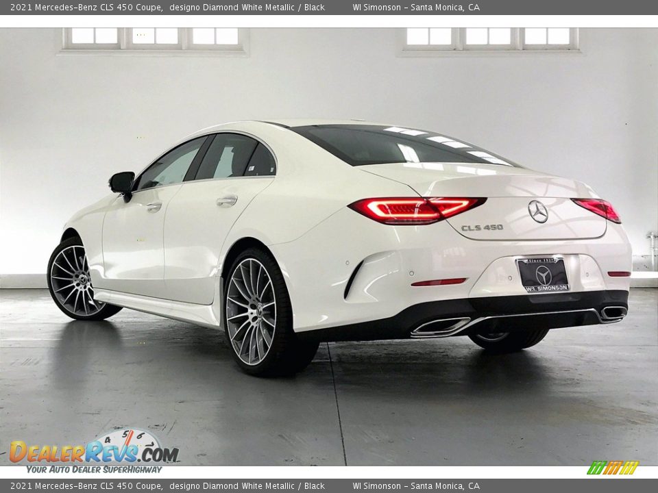 2021 Mercedes-Benz CLS 450 Coupe designo Diamond White Metallic / Black Photo #2