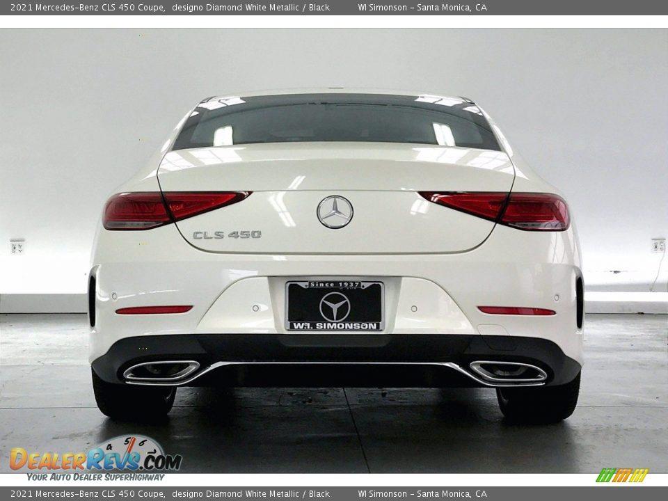 2021 Mercedes-Benz CLS 450 Coupe designo Diamond White Metallic / Black Photo #3
