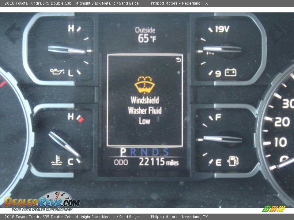 2018 Toyota Tundra SR5 Double Cab Midnight Black Metallic / Sand Beige Photo #17