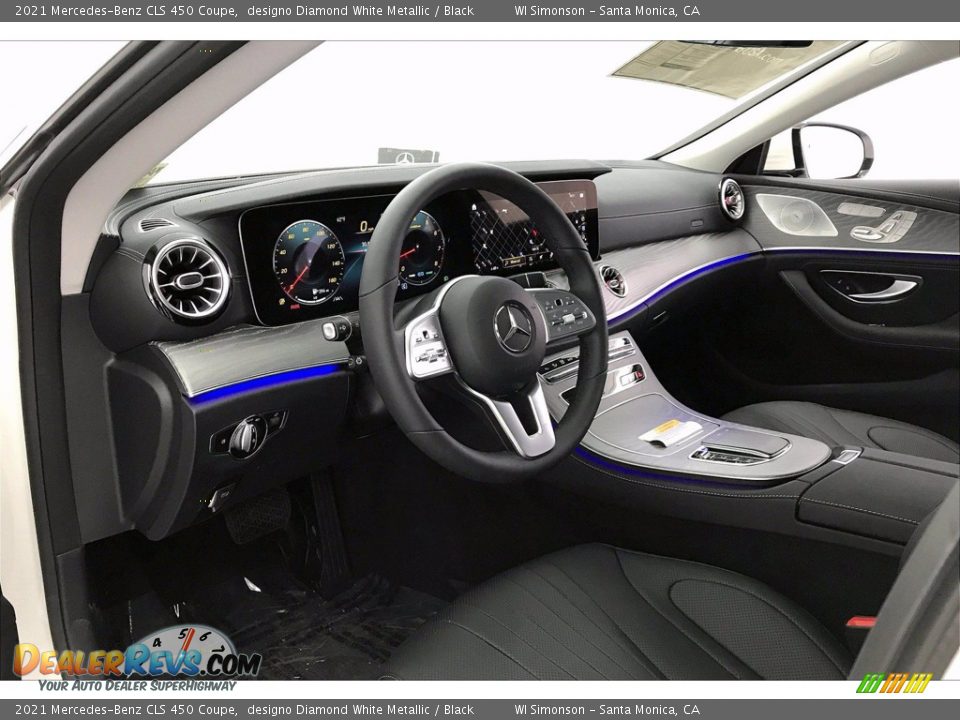 2021 Mercedes-Benz CLS 450 Coupe designo Diamond White Metallic / Black Photo #4