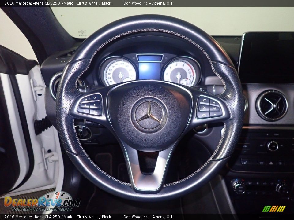 2016 Mercedes-Benz CLA 250 4Matic Cirrus White / Black Photo #31