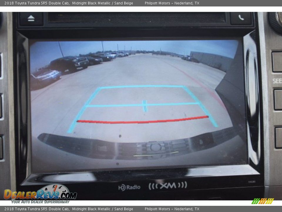 2018 Toyota Tundra SR5 Double Cab Midnight Black Metallic / Sand Beige Photo #20