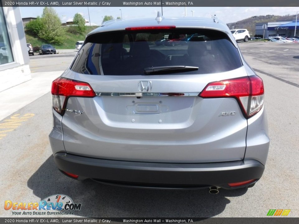 2020 Honda HR-V EX-L AWD Lunar Silver Metallic / Gray Photo #12