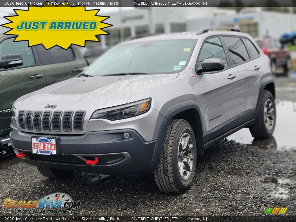 2020 Jeep Cherokee Trailhawk 4x4 Billet Silver Metallic / Black Photo #1