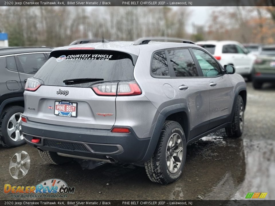 2020 Jeep Cherokee Trailhawk 4x4 Billet Silver Metallic / Black Photo #3