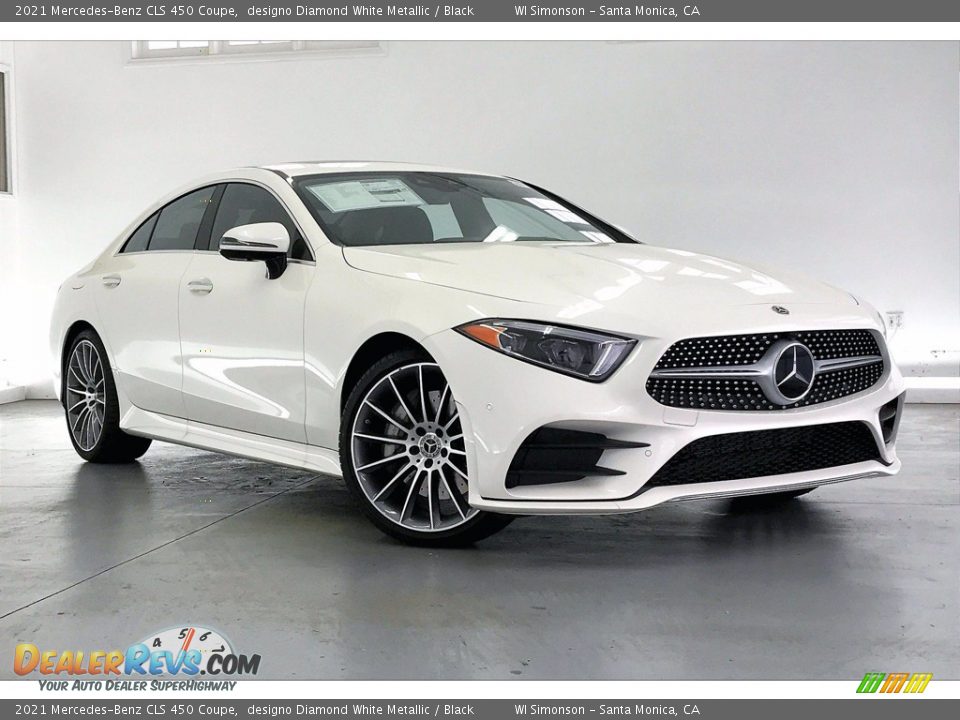 2021 Mercedes-Benz CLS 450 Coupe designo Diamond White Metallic / Black Photo #12