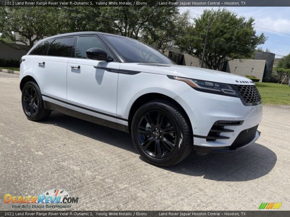 2021 Land Rover Range Rover Velar R-Dynamic S Yulong White Metallic / Ebony Photo #12