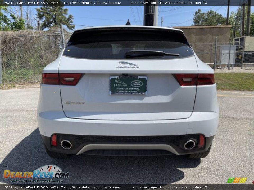 2021 Jaguar E-PACE P250 SE AWD Yulong White Metallic / Ebony/Caraway Photo #7