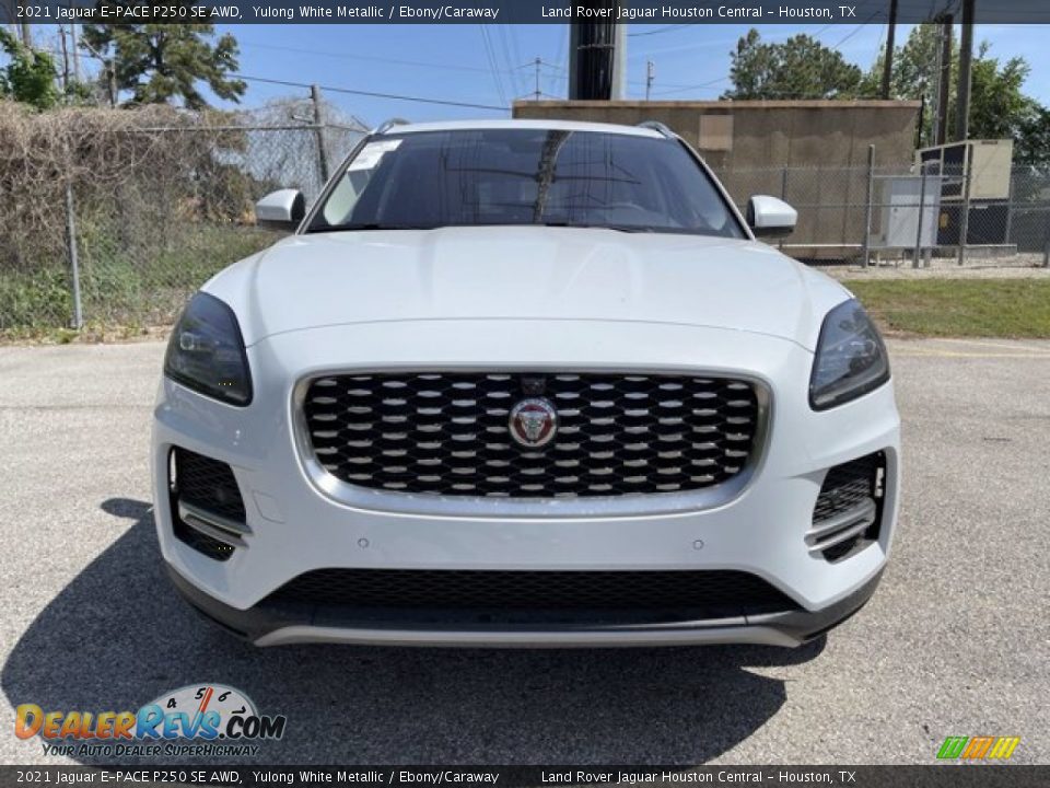 2021 Jaguar E-PACE P250 SE AWD Yulong White Metallic / Ebony/Caraway Photo #8