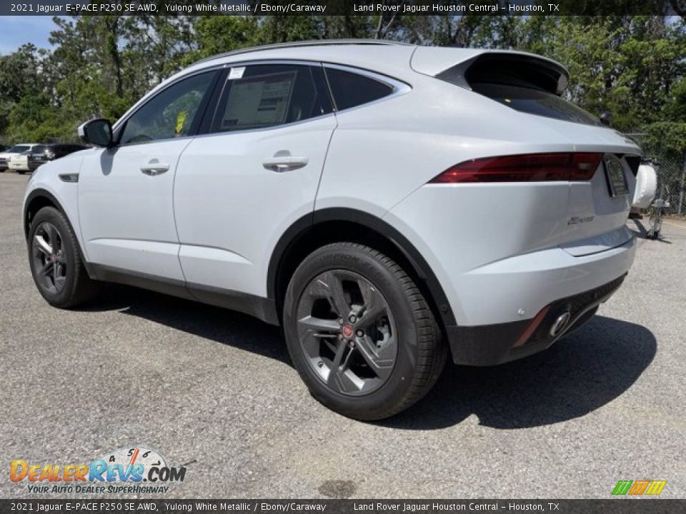 2021 Jaguar E-PACE P250 SE AWD Yulong White Metallic / Ebony/Caraway Photo #10