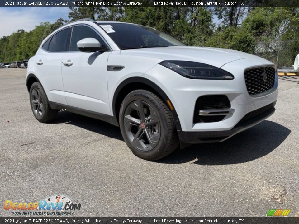 2021 Jaguar E-PACE P250 SE AWD Yulong White Metallic / Ebony/Caraway Photo #12