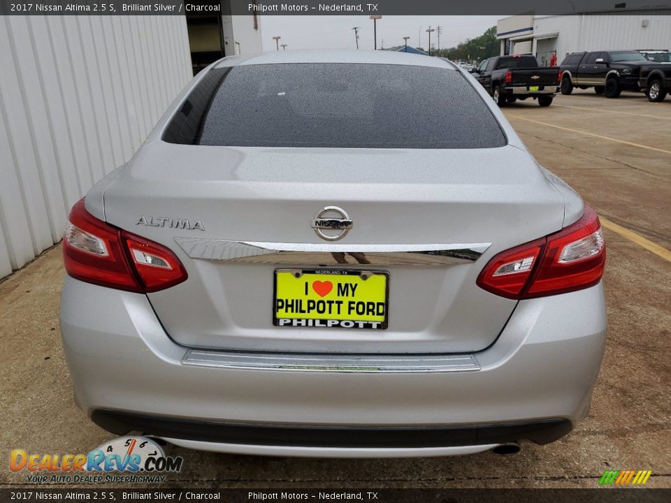 2017 Nissan Altima 2.5 S Brilliant Silver / Charcoal Photo #8