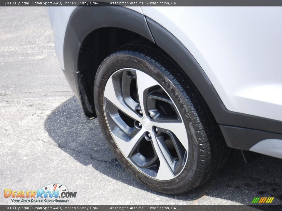 2018 Hyundai Tucson Sport AWD Molten Silver / Gray Photo #3