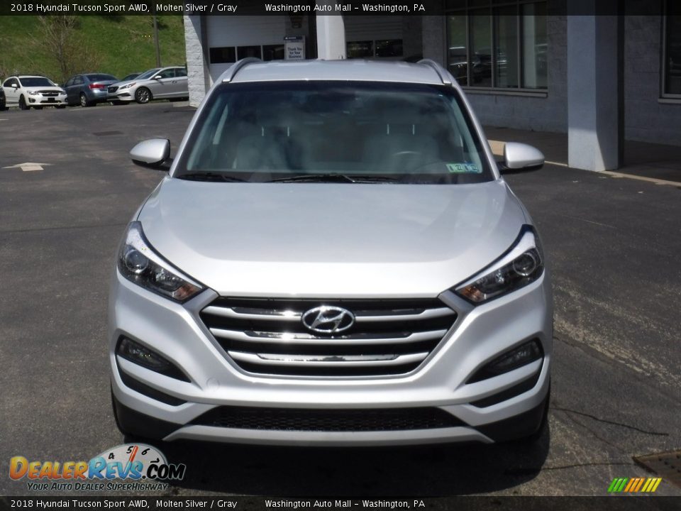 2018 Hyundai Tucson Sport AWD Molten Silver / Gray Photo #4