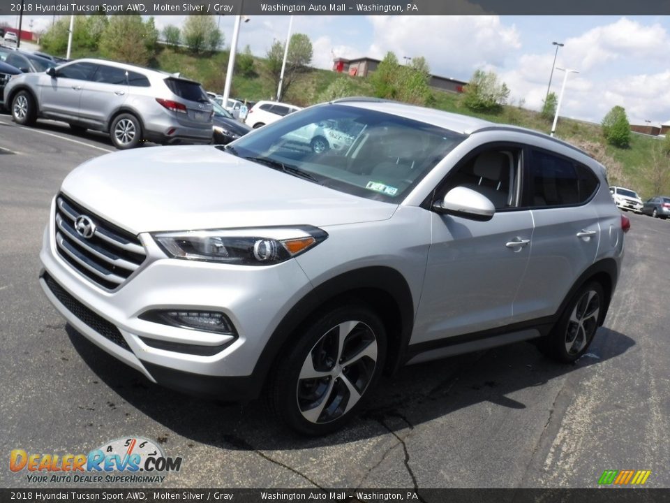 2018 Hyundai Tucson Sport AWD Molten Silver / Gray Photo #5