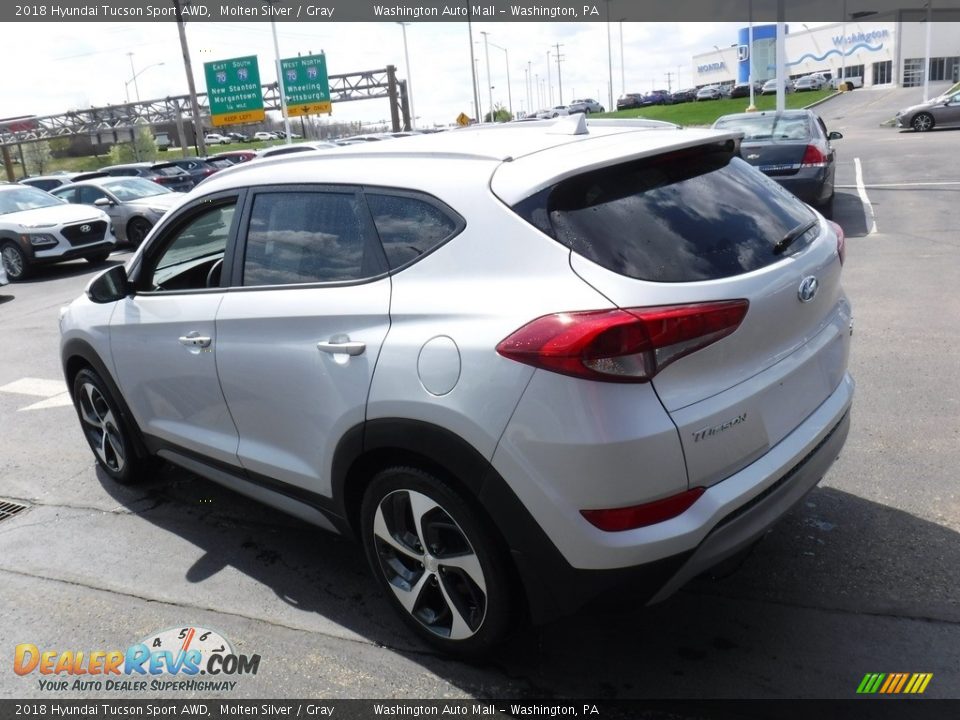 2018 Hyundai Tucson Sport AWD Molten Silver / Gray Photo #7